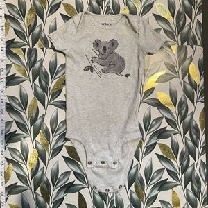 Carter's Light Gray Koala Baby Bodysuit